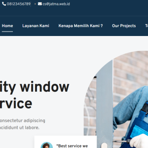 Landing Page kontruksi