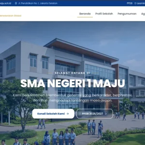 website sekolah profesional – modern, responsif & seo friendly