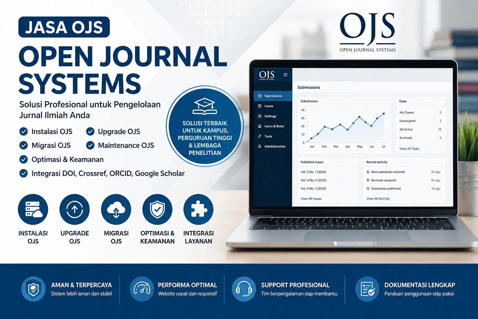 Jasa OJS Profesional | Instalasi, Upgrade & Maintenance OJS
